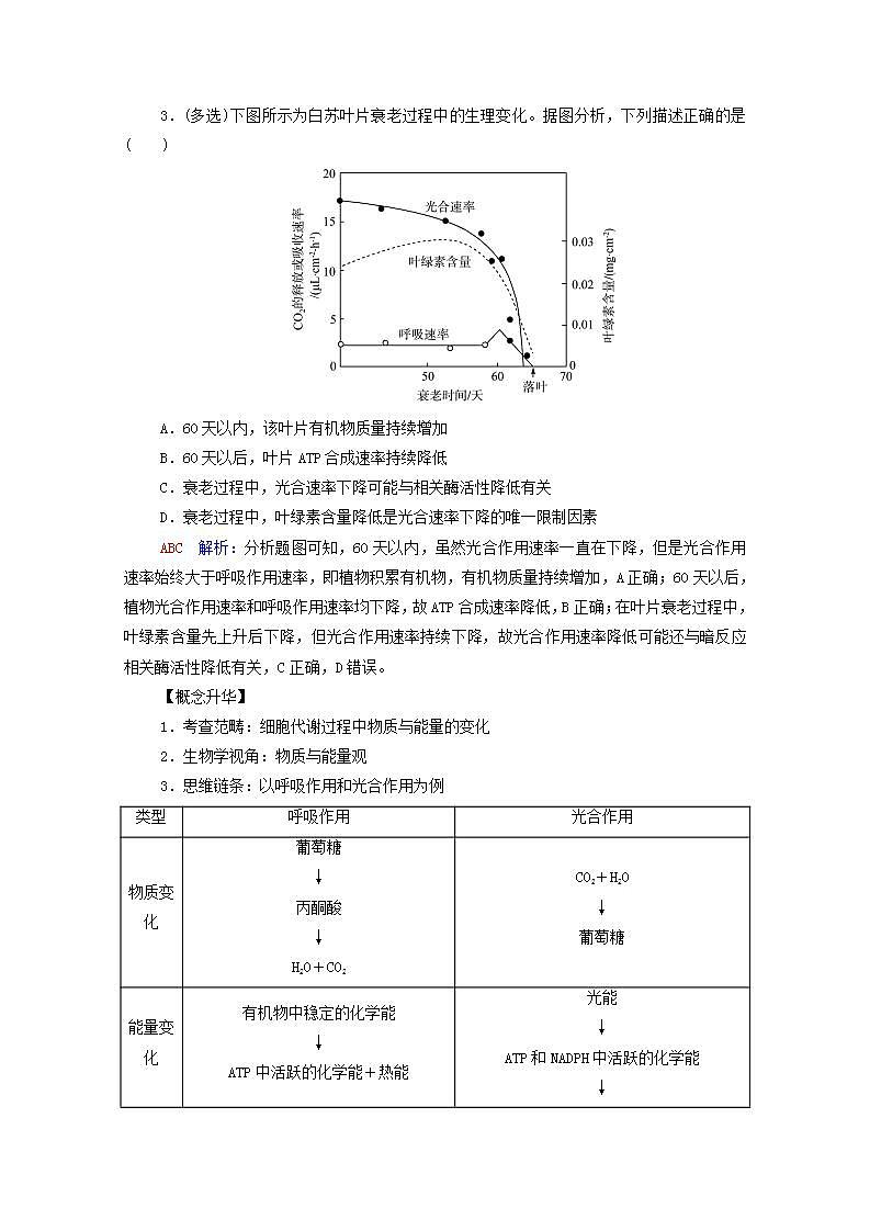 2022版高考生物一轮复习第4单元细胞的生命历程大概念升华课必修概念2学案新人教版第2页