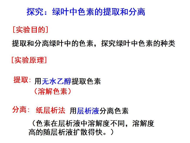 人教版生物必修第一册同步课件：《一 捕获光能的色素和结构》第7页