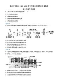 北京市朝阳区2020-2021学年高二下学期期末生物试题（含答案）