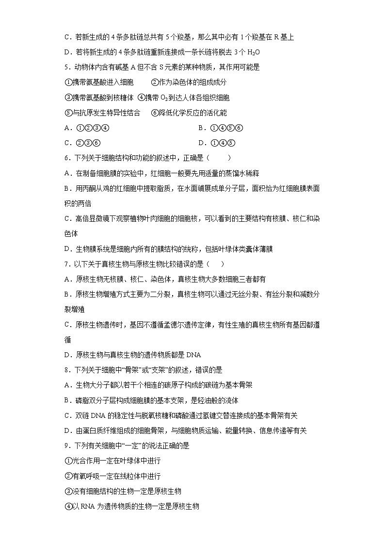 黑龙江省哈尔滨市宾县2020-2021学年高三9月月考生物试题（word版含答案）第2页