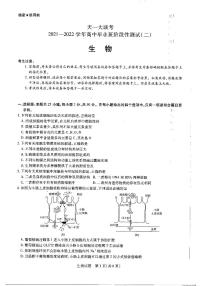 河南省天一大联考2022届高三上学期阶段性测试（二） 生物  扫描版含解析