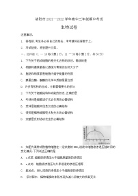 河南省洛阳市2022届高三上学期期中考试生物试题 含答案