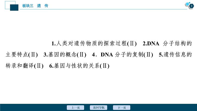 专题06 遗传的分子基础-2021年高考生物二轮模块复习课件（共81张PPT）第3页