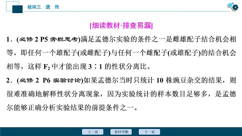 专题07 遗传的基本规律和人类遗传病-2021年高考生物二轮模块复习课件（共158张PPT）第5页