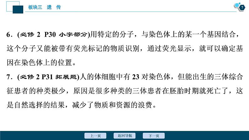 专题07 遗传的基本规律和人类遗传病-2021年高考生物二轮模块复习课件（共158张PPT）第8页