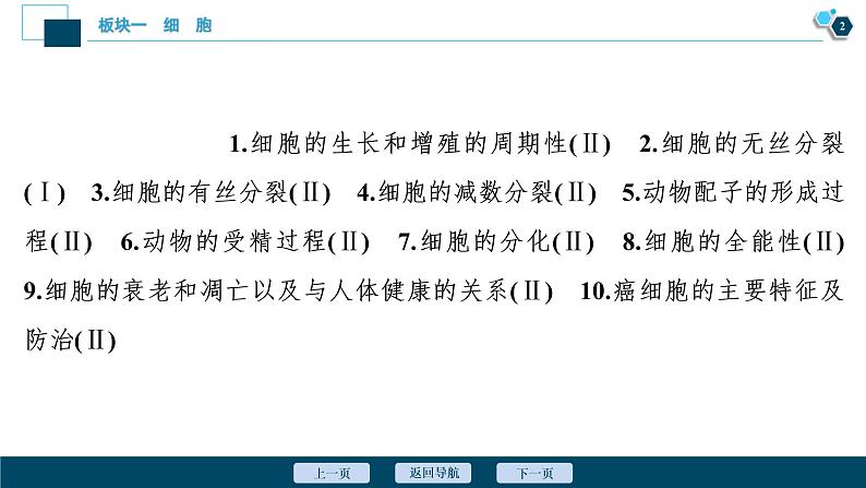 专题03 细胞的生命历程-2021年高考生物二轮模块复习课件（共93张PPT）第3页