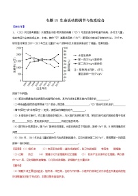 专题15 生命活动的调节与免疫综合-十年（2012-2021）高考生物真题分项汇编（全国通用）（解析版）