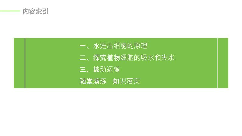 2020年高中生物新教材同步必修第一册 第4章 第1节　被动运输课件PPT03