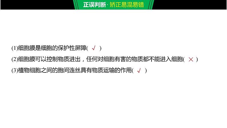 2020年高中生物新教材同步必修第一册 第3章 第1节　细胞膜的结构和功能课件PPT第8页