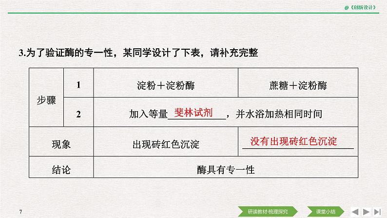 第1节　降低化学反应活化能的酶第2课时　酶的特性和影响酶活性的条件课件PPT07