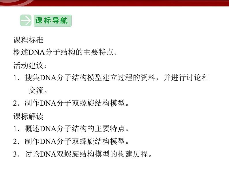 高效课堂同步课件：3-2DNA分子的结构（必修2）第2页