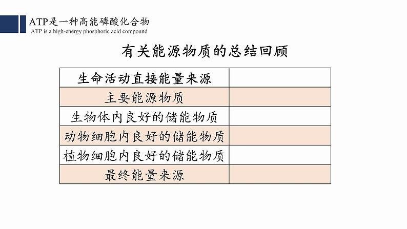 5.2 细胞的能量“货币”ATP课件PPT第5页