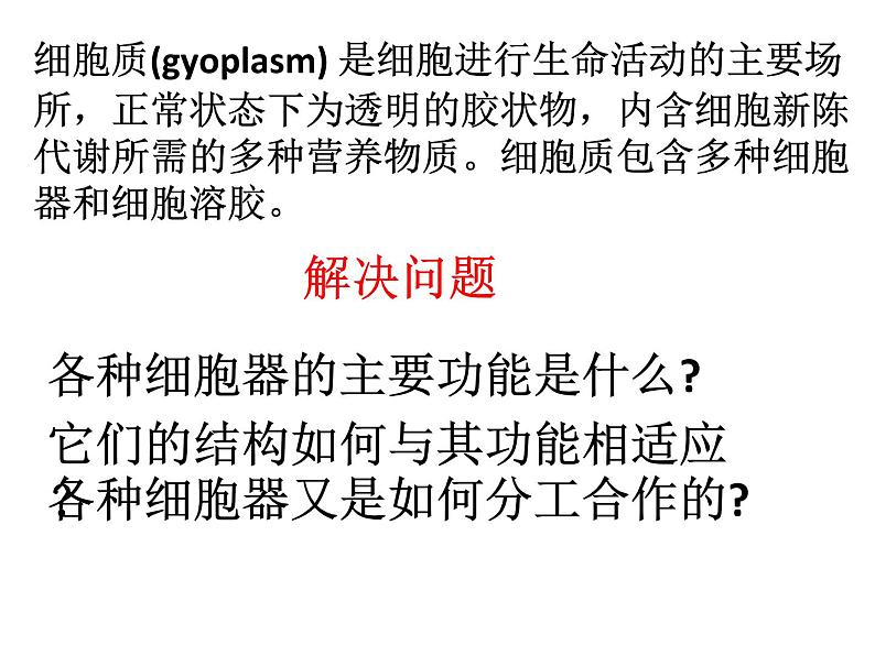 细胞质是多项生命活动的场所PPT课件免费下载02