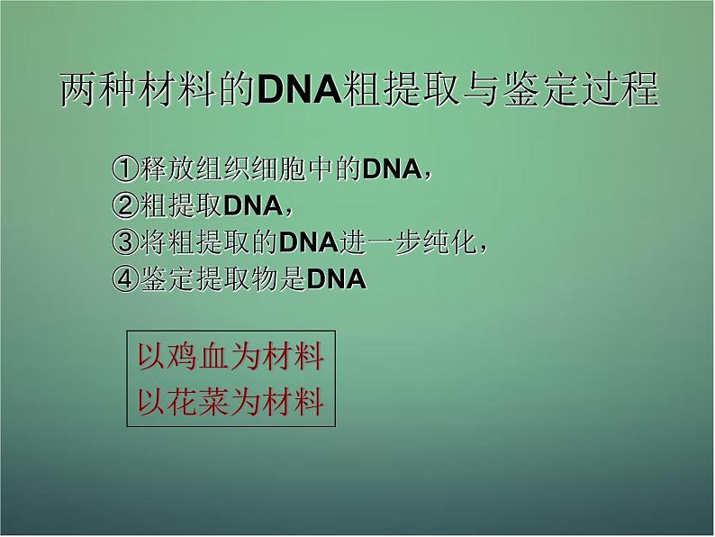 高中生物 5.1dna的粗提取与鉴定课件 新人教版选修106