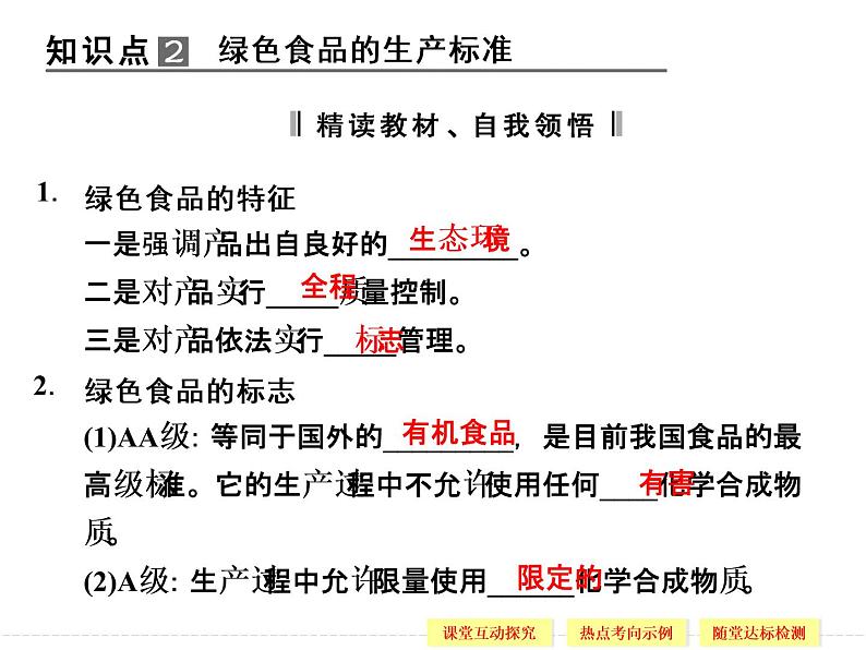 2.5 绿色食品的生产 精品课件（人教版选修2）07