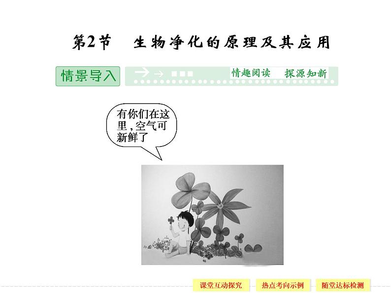 4.2 生物净化的原理及其应用 精品课件（人教版选修2）01