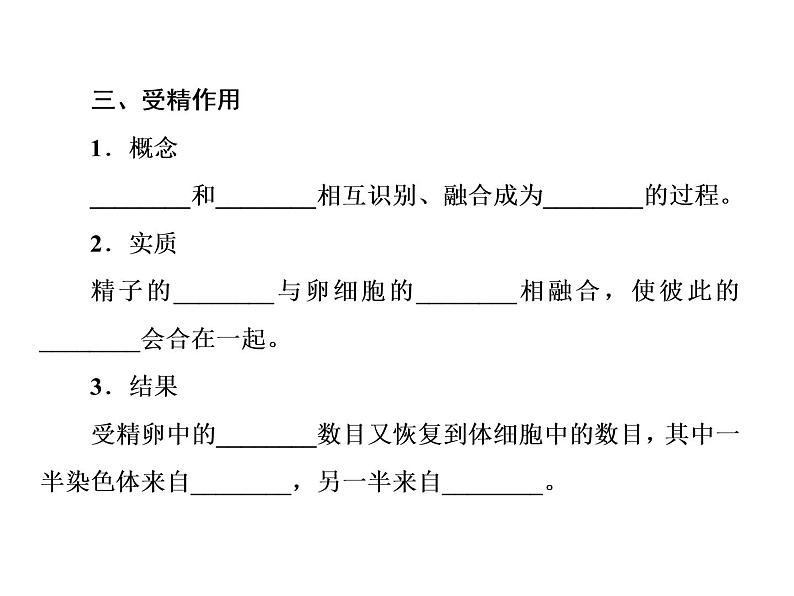 生物人教版大一轮复习课件：第13讲减数分裂和受精作用第6页