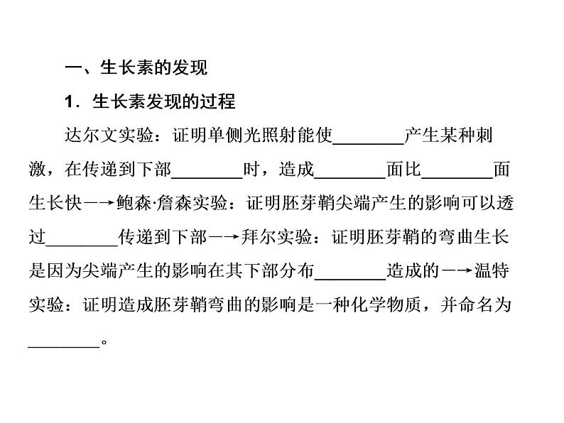 生物人教版大一轮复习课件：第30讲生长素的发现和生理作用第3页