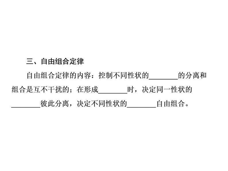 生物人教版大一轮复习课件：第15讲基因的自由组合定律第7页