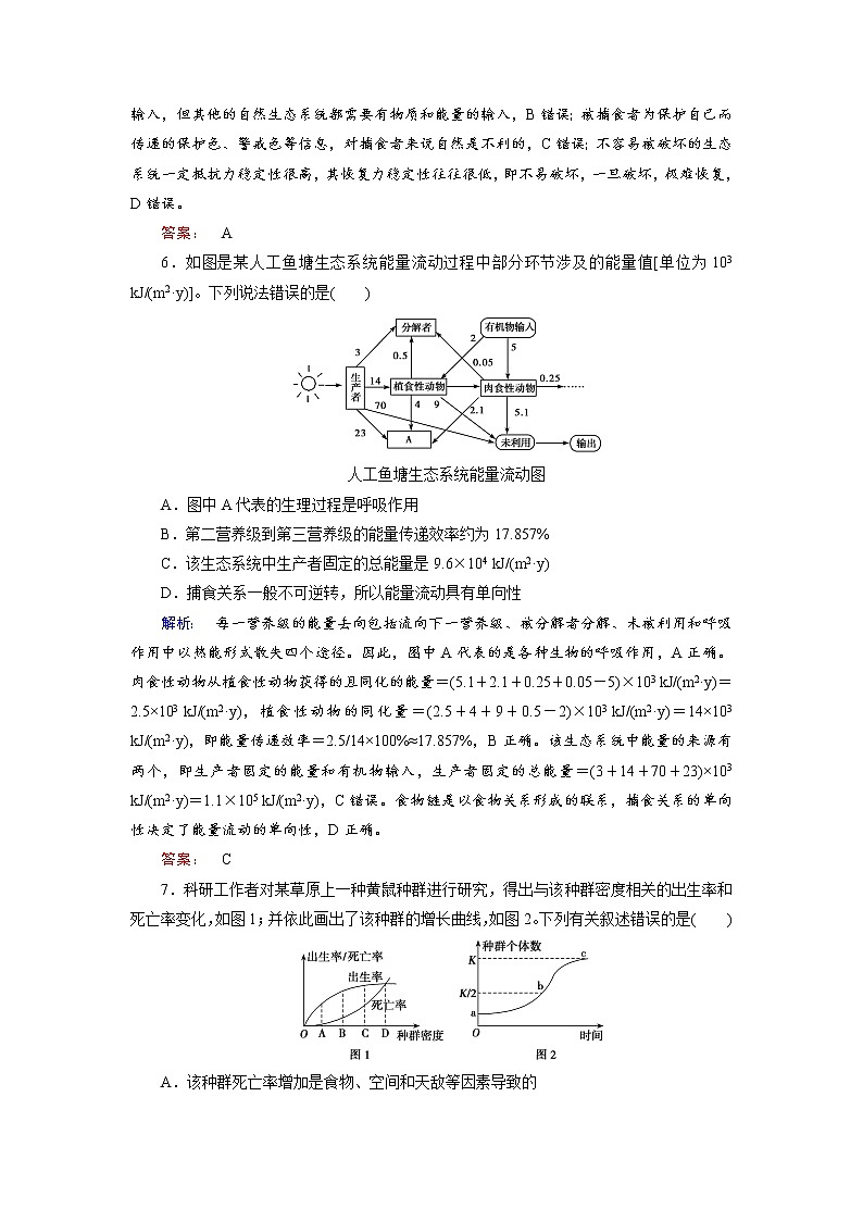 高三生物大二轮专题复习测试：专题质量检测6 word版含答案03