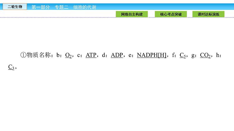 高三生物大二轮专题复习课件：专题二 细胞的代谢2.2第7页