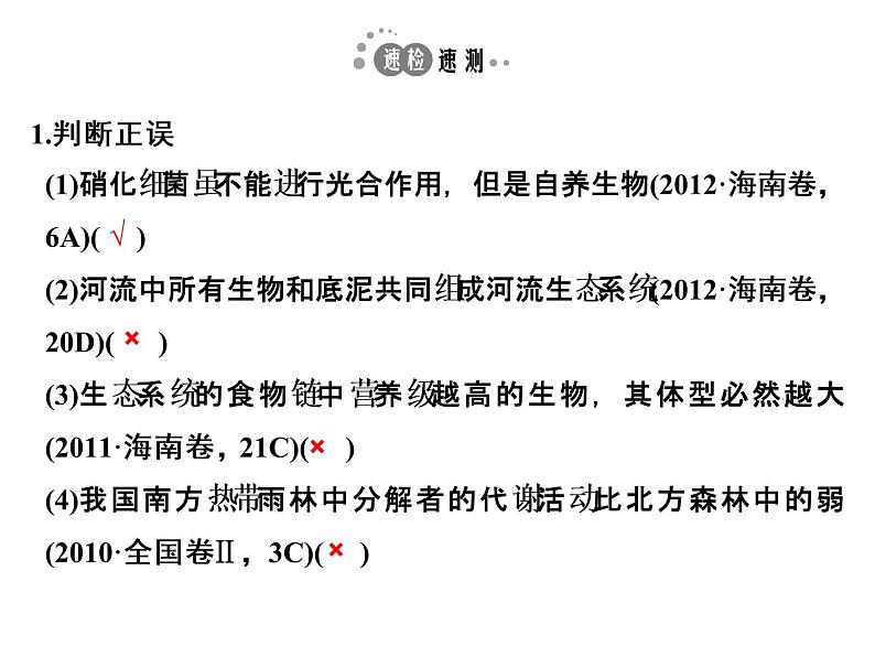 高考生物一轮总复习课件：专题20 生态系统及生态环境的保护第6页