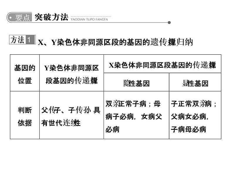 高考生物一轮总复习课件：专题11 伴性遗传与人类遗传病08