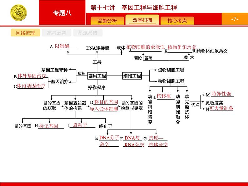 高考生物二轮课件：8.17 基因工程与细胞工程第7页