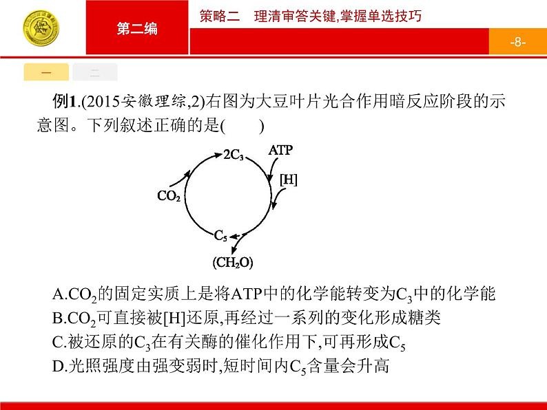 高考生物二轮课件：策略二 理清审答关键掌握单选技巧第8页