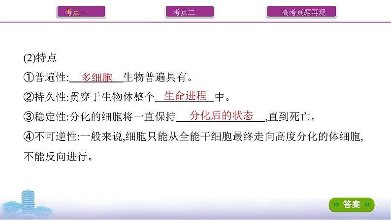 高考一轮复习第13讲　细胞的分化、衰老、死亡课件PPT03