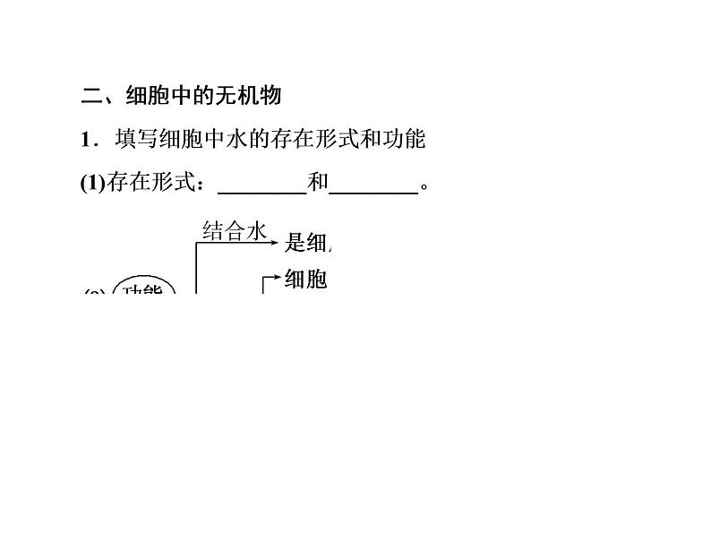 生物人教版大一轮复习课件：第2讲细胞中的元素和化合物　细胞中的无机物第5页