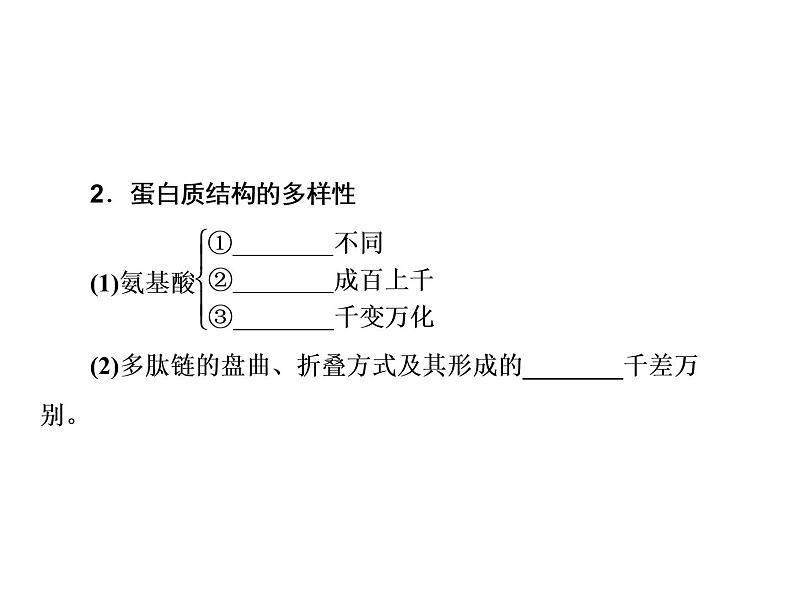 生物人教版大一轮复习课件：第3讲生命活动的主要承担者——蛋白质第8页