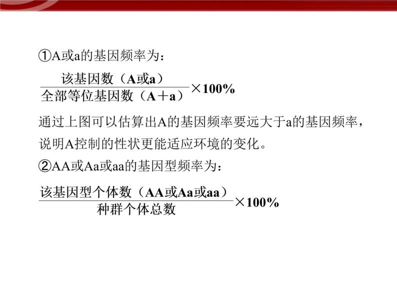 高效课堂同步课件：7-2现代生物进化理论的主要（必修2）08