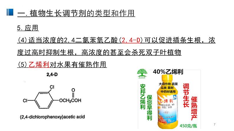 5.3 植物生长调节剂的应用 课件 【新教材】人教版（2019）高中生物选择性必修一第7页