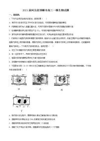 精品解析：2021届河北省邯郸市高三一模生物试题（含答案）