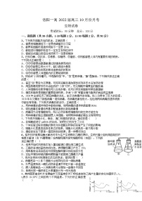 2022届河南省洛阳市第一高级中学高三上学期10月月考生物试题（word版含有答案）