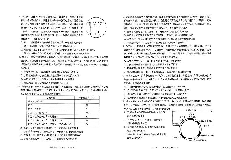 2022届山东省青岛市高三上学期期初学习质量调研检测生物试题（PDF版含答案）02