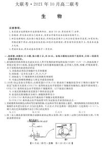 2021-2022学年湖南省湖湘大联考高二上学期10月大联考生物试题 PDF版