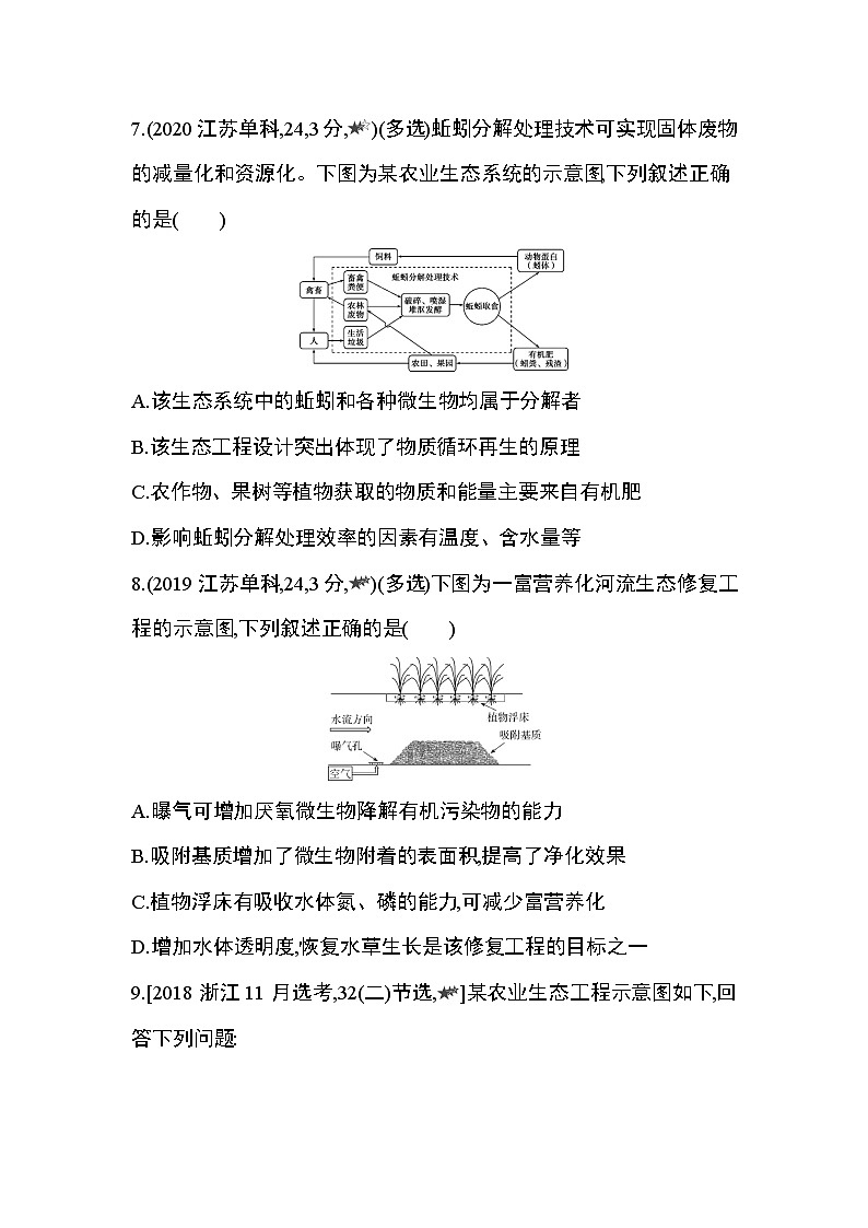 第4章 人与环境第1~3节综合拔高练第3页
