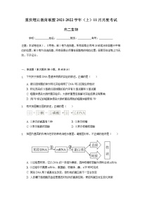 重庆市缙云教育联盟2021-2022学年高二11月质量检测生物试题含答案