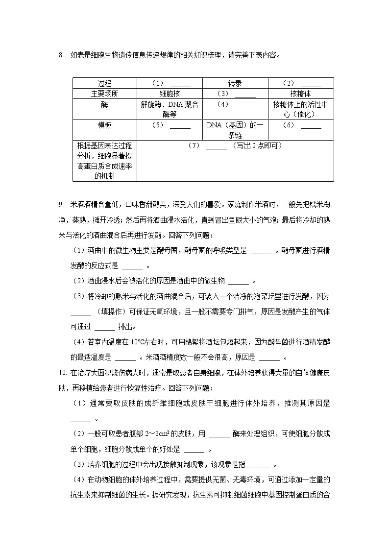 2021年四川省绵阳市高考生物一诊试卷_(含解析).docx03