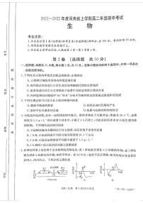 河南省2021-2022学年高二上学期期中考试生物试题扫描版含答案