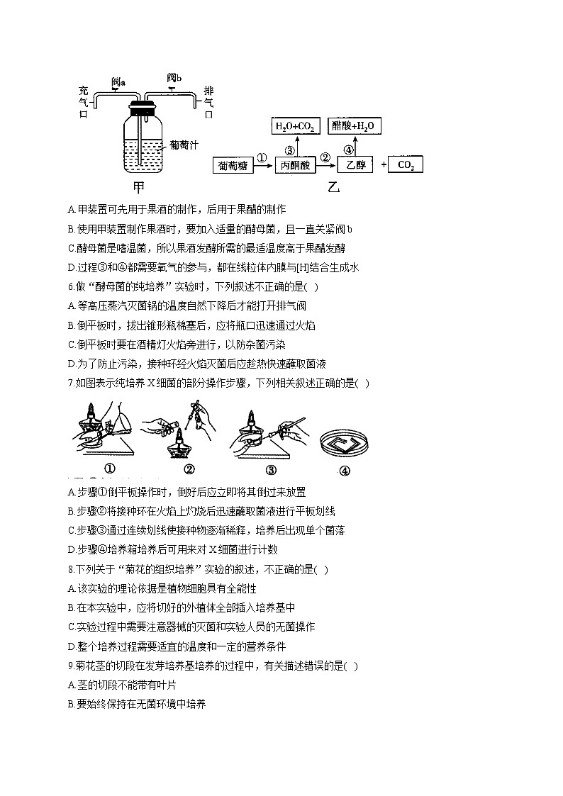 2022届高考生物二轮复习 实验分类综合专练 5.生物技术与科技类第2页
