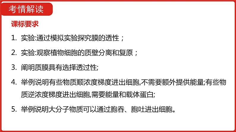 全国通用高中生物  一轮复习  第二单元  专题三  细胞代谢课件PPT第4页