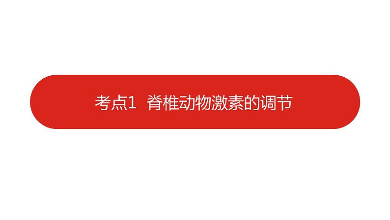 全国通用高中生物  一轮复习  第七单元  专题十八  体液调节及其与神经调节的关系课件PPT第6页