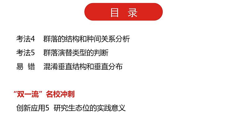 全国通用高中生物  一轮复习  第八单元  专题二十一  种群和群落课件PPT第3页