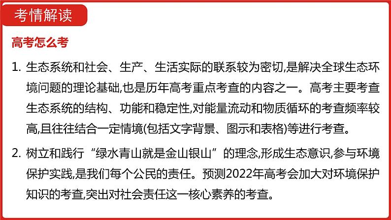 全国通用高中生物  一轮复习  第八单元  专题二十二  生态系统与生态环境的保护课件PPT第8页