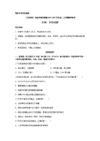 浙江省“七彩阳光”新高考研究联盟2021-2022学年高二上学期期中联考生物试卷含答案