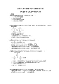 2022年高考生物一轮考点精选练习11《光合作用与细胞呼吸的关系》(含详解)