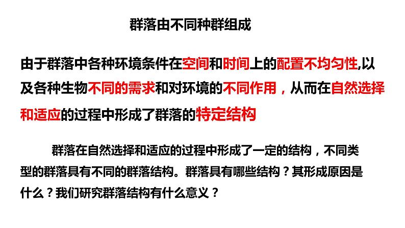 2.2 群落具有垂直、水平和时间结构优质课件（浙科版2019选择性必修2）第1页